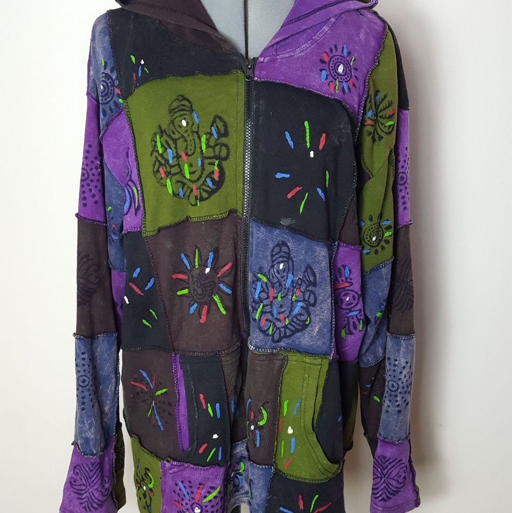 Greater Good Hoodie Sweatshirt Zipper  XXL